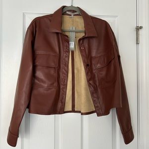 Hudson Jeans Oversized jacket Cinnamon(part of a set with matching mini skirt)